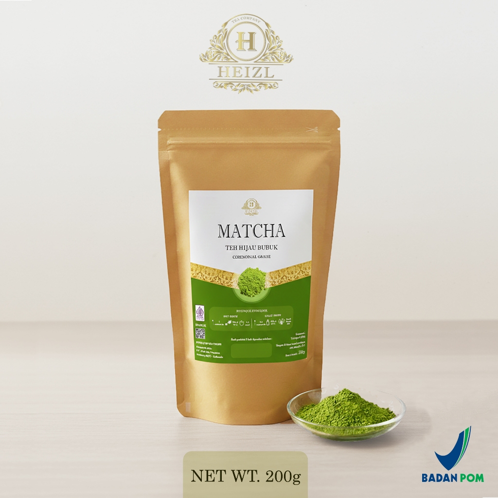 Jual HEIZL Matcha Japanese Green Tea Powder ( Bubuk Teh Hijau Greentea ...