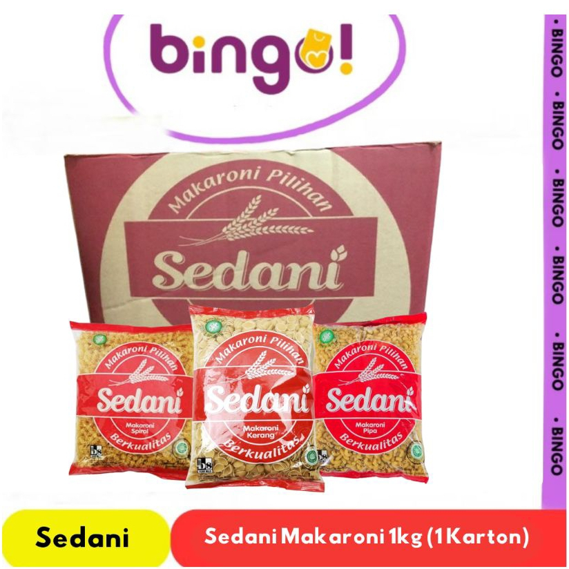 Jual Sedani Pasta Makaroni Spiral / Makaroni Pipa / Makaroni Kerang 1Kg ...