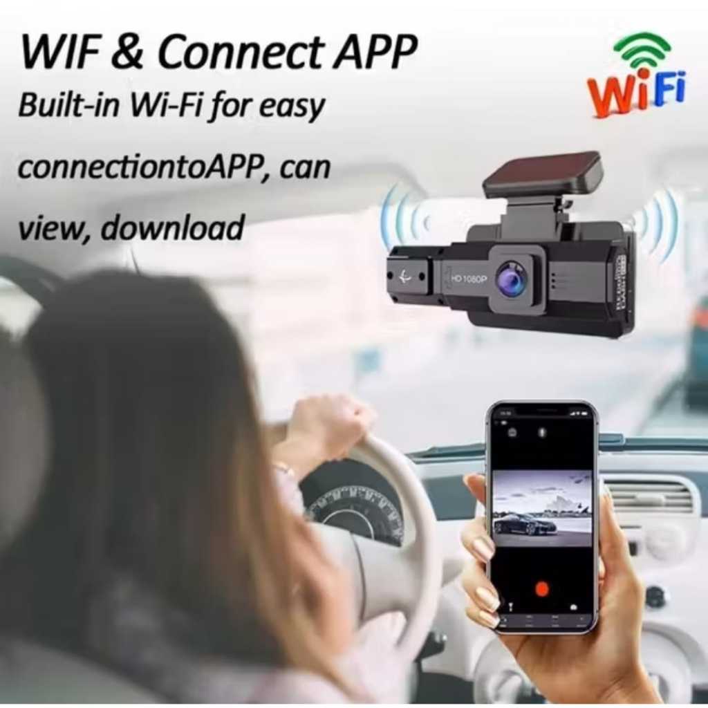 Jual Black box traffic recorder 1080P Dashcam Mobil WiFi HD 1080P ...