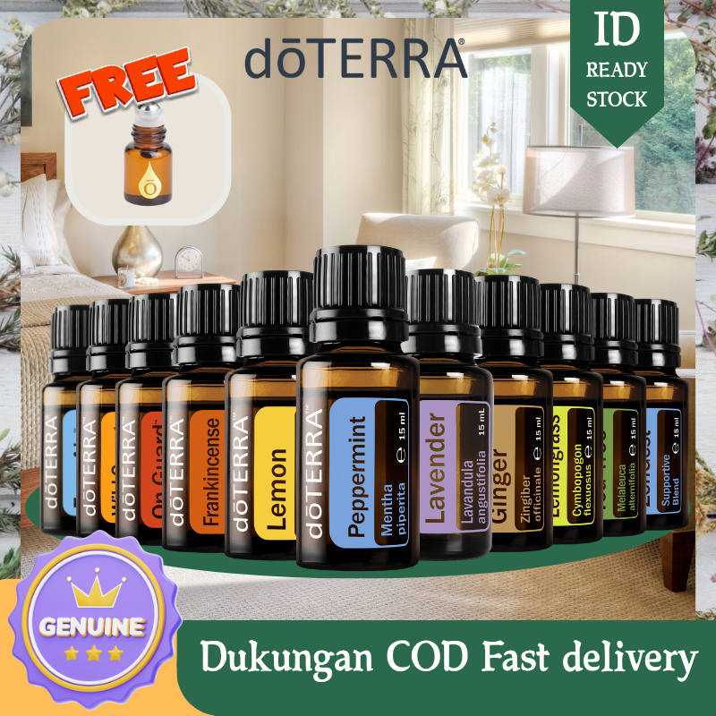 doTERRA エッセンシャルオイルセット 15ml 9本と切り子ボックスセット
