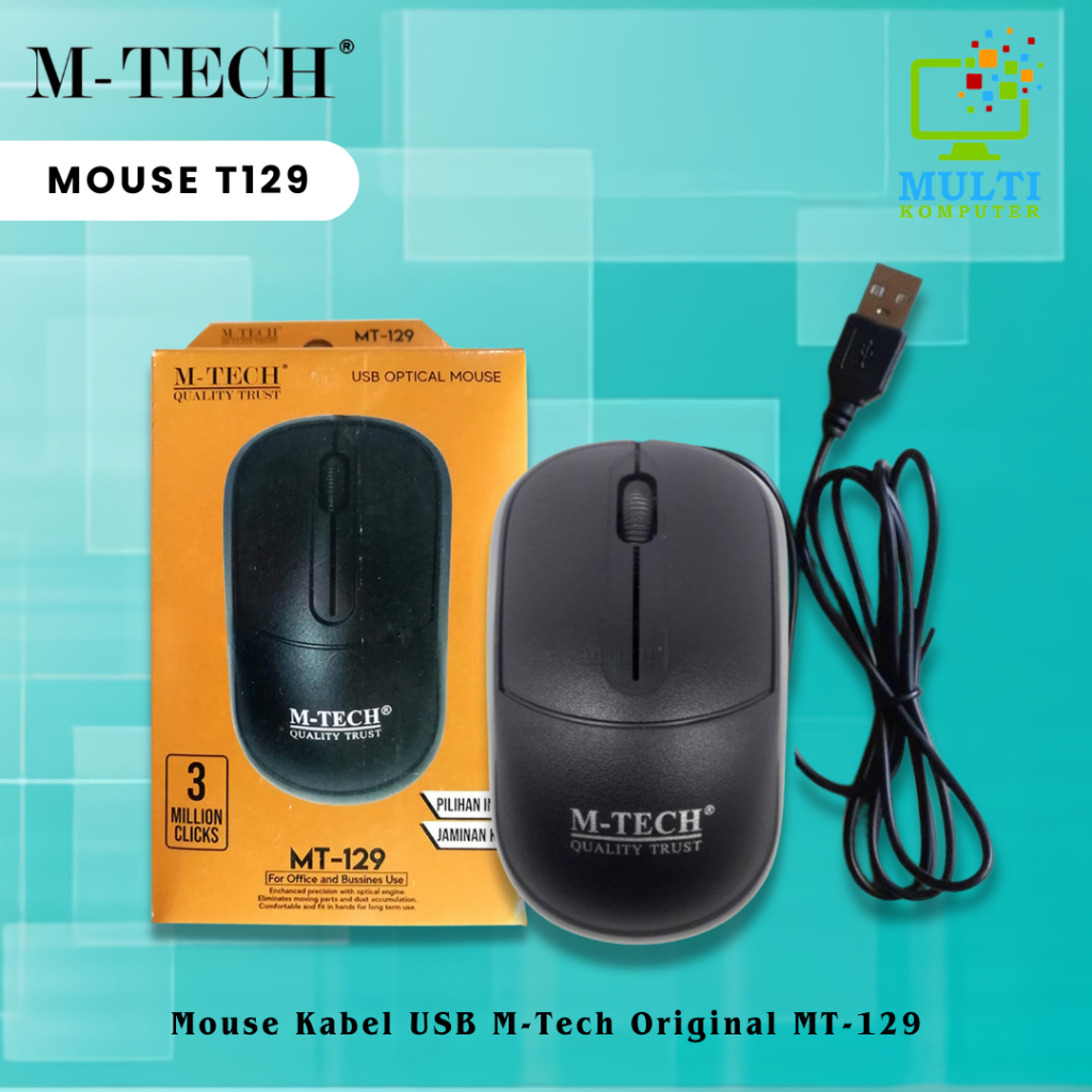 Jual M-Tech Original Mouse Kabel USB MT-129 for Komputer PC Laptop ...