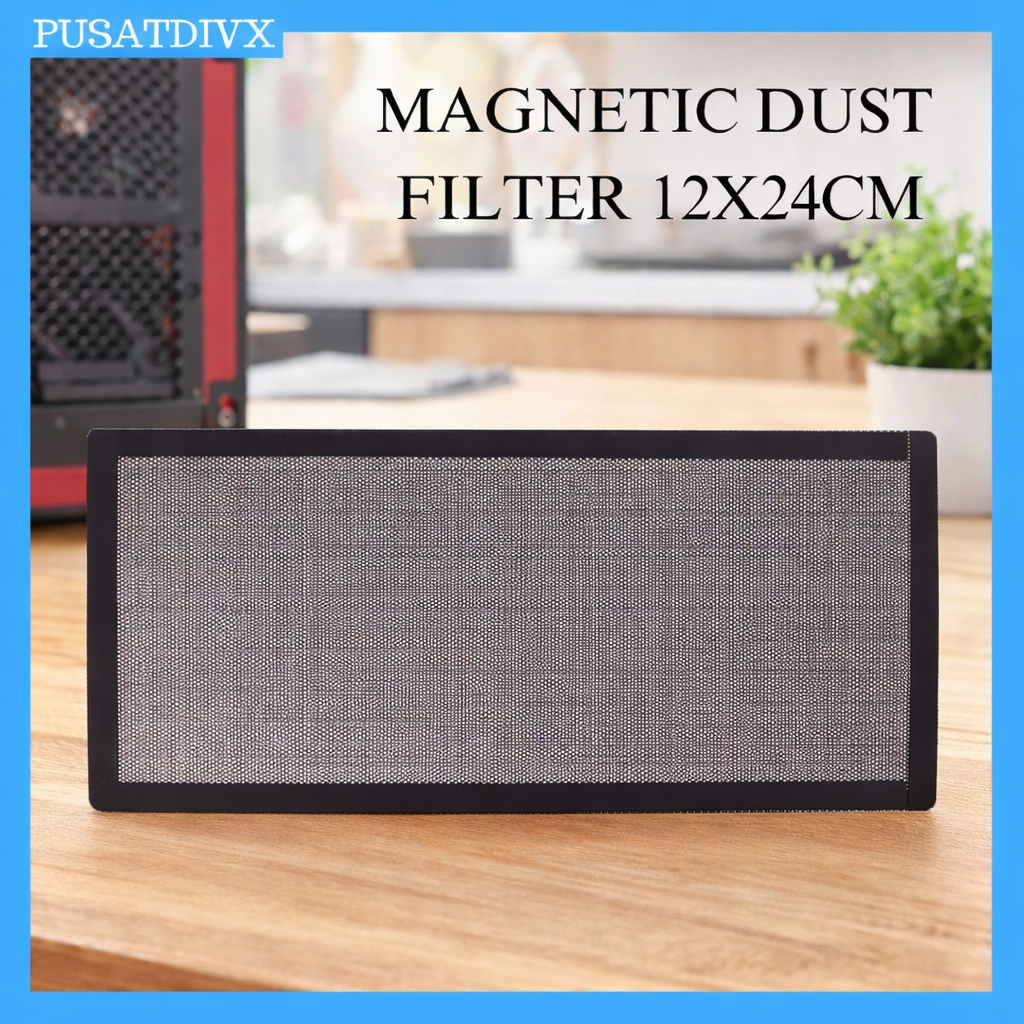 Jual SANJI MAGNETIC PC FAN DUST FILTER DEBU KIPAS 12X24CM MAGNET CASING ...