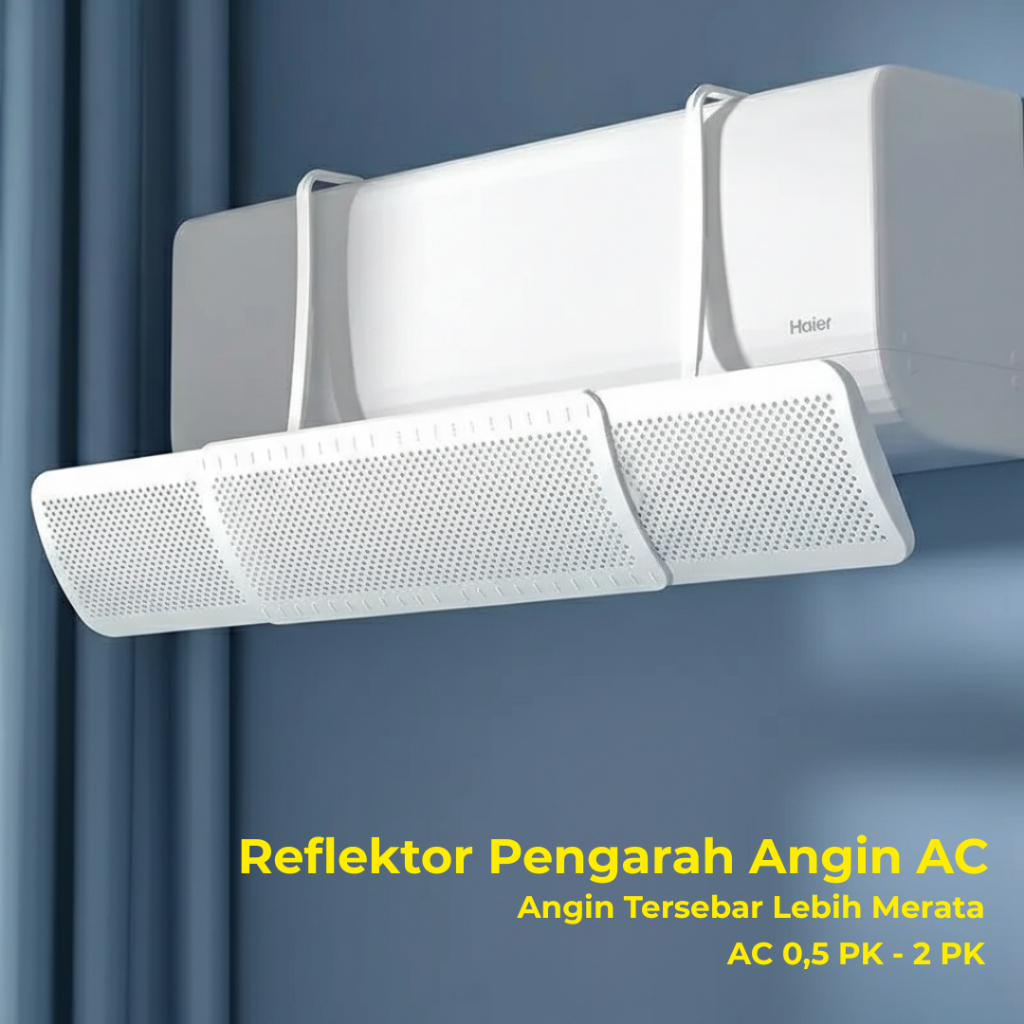 Jual Reflektor Pengarah Angin AC Anti Angin Langsung – Bisa Diatur ...