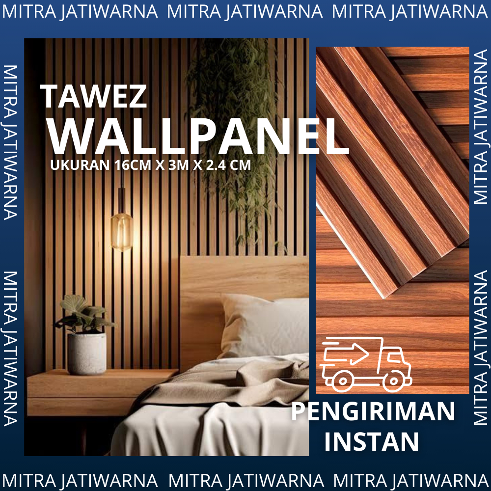 Jual (INSTANT BANDUNG) WallPanel PVC / WPC 3 MeterBahan Premium ...