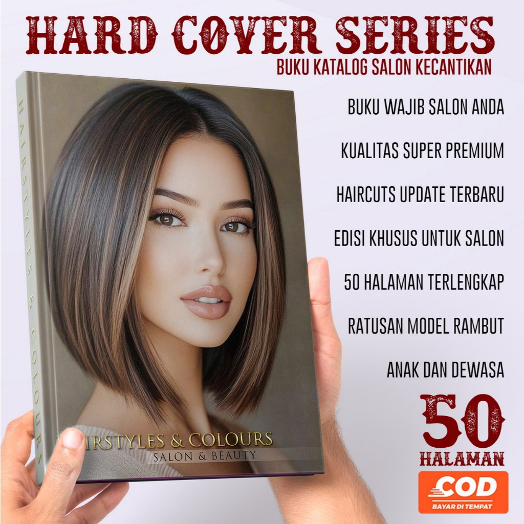 Jual Buku Katalog Salon Edisi Hard Cover Tebal Ratusan Model Rambut ...