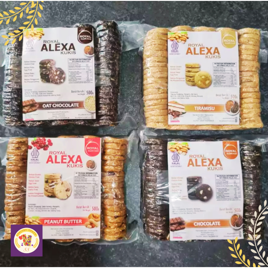 Jual KODE A || Kue Kukis Royal Alexa Gluten Free 500 Gram - Bebas ...