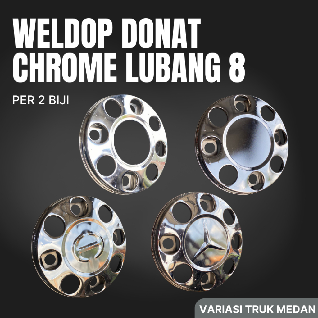 Jual WELDOP DONAT CHROME LUBANG 8 | Shopee Indonesia
