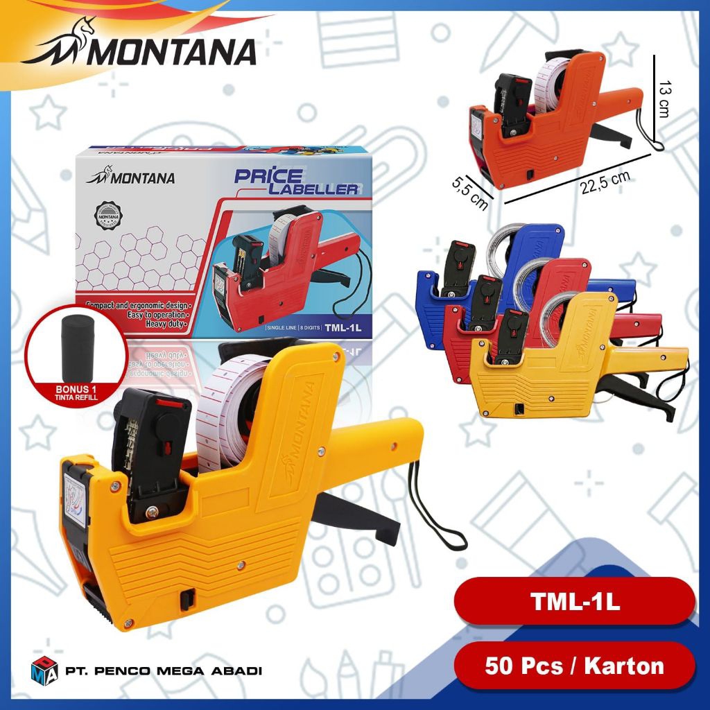 Jual ALAT LABEL HARGA MONTANA | Shopee Indonesia