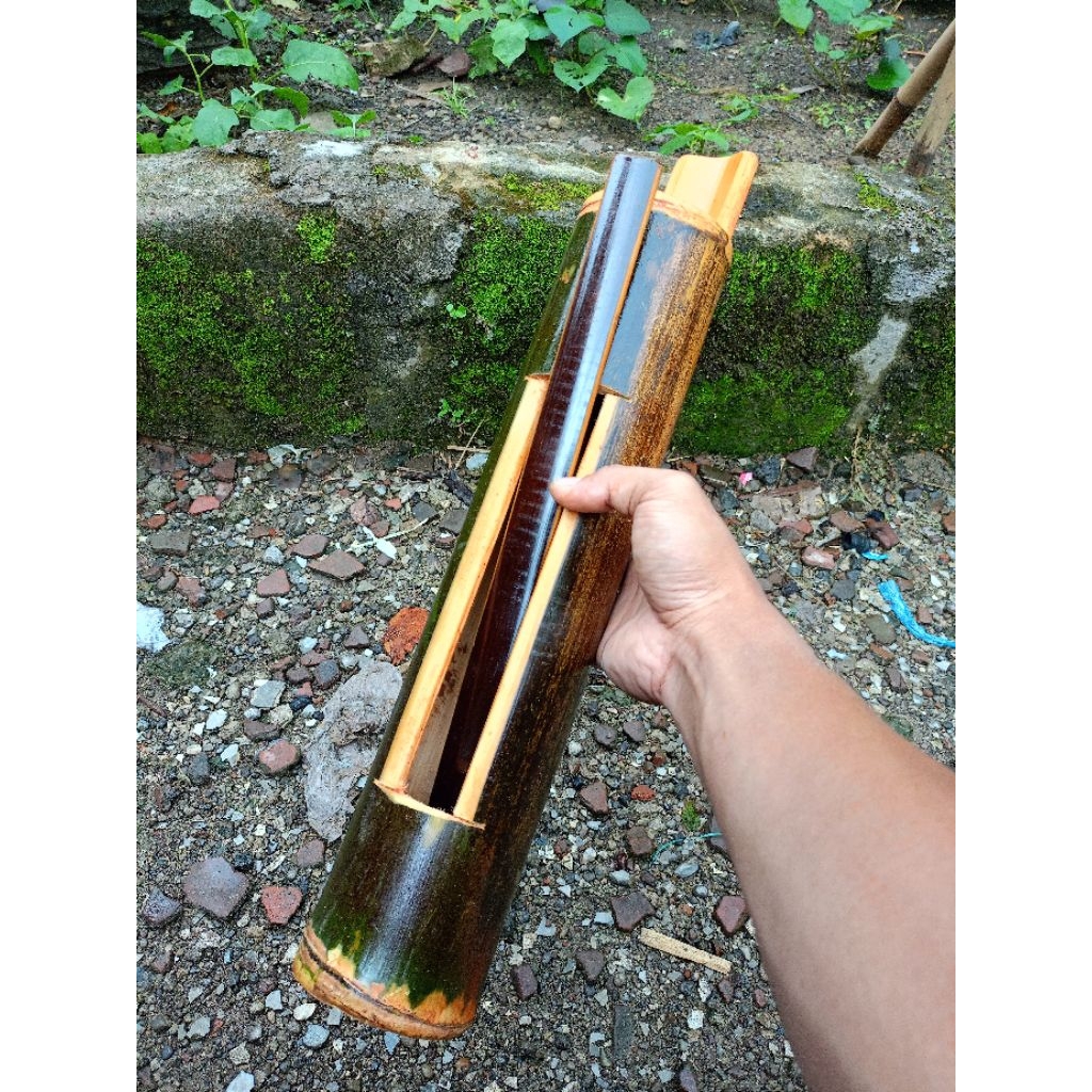 Jual Kentongan bambu tradisional/kentongan pos ronda/alat peringatan ...