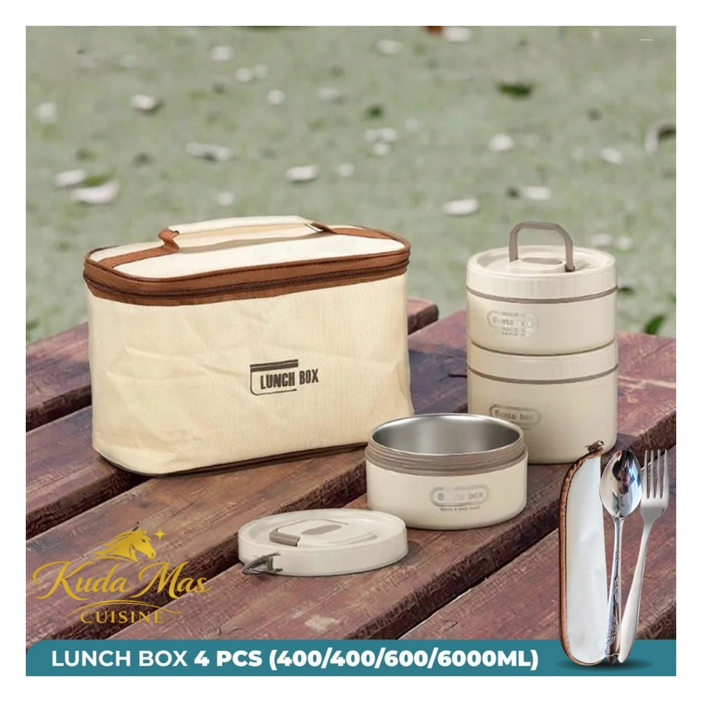 Jual Lunch Box Stainless Box Susun / Kotak Makan Susun Stainless 304 ...