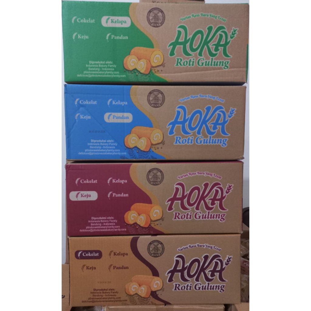 Jual Aoka Gulung Versi Mini 1 dus isi 120 Pcs Bisa di Mix | Shopee ...