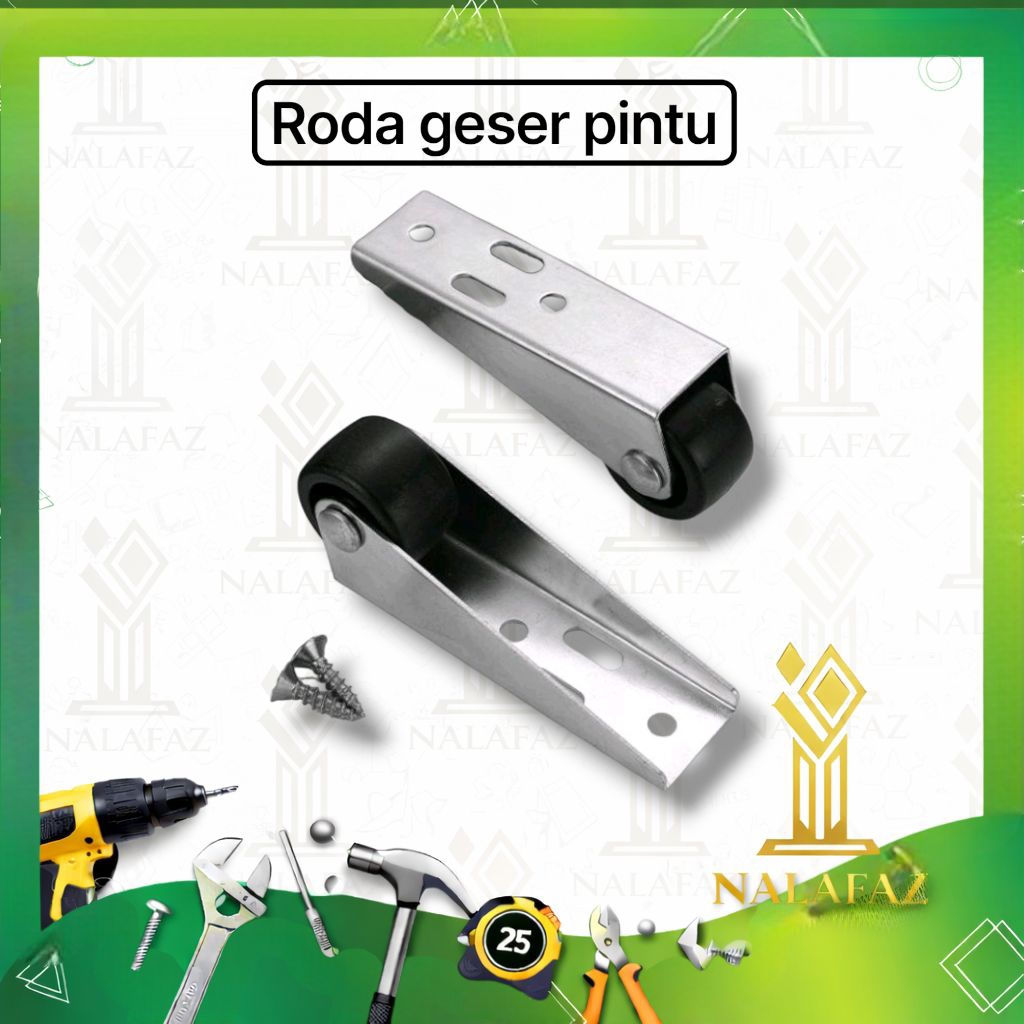 Jual Roda Geser pintu Roda sliding roller Roda penyangga bawah pintu ...