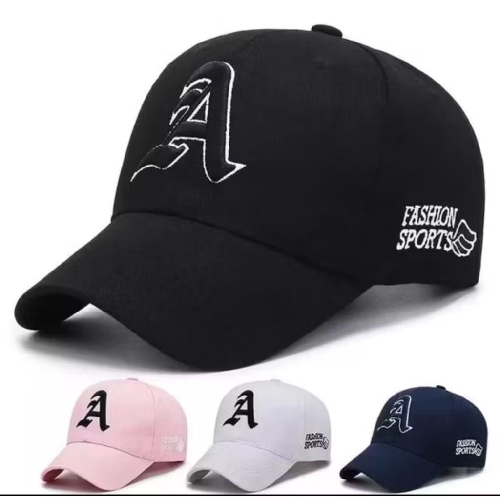 Jual Topi Baseball Pria Wanita / Topi Baseball Logo A Bordir Premium ...