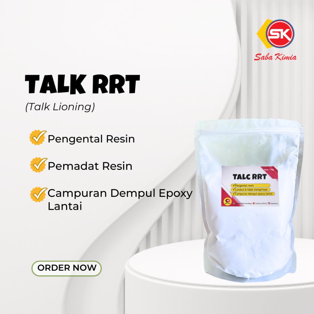 Jual Talk RRT / Talk Lioning / Talc Powder/ Pengental Resin 1 Kg ...