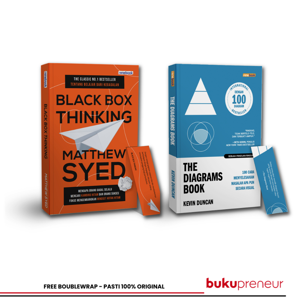 Jual Bukupreneur - Paket Buku Black Box Thinking + The Diagrams Book ...
