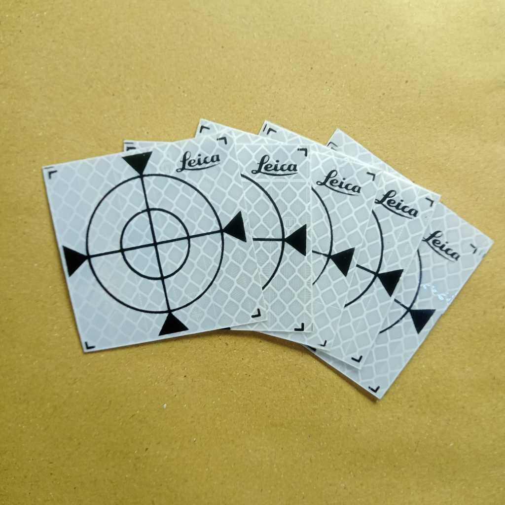 Jual Survey Reflector Sheet 70x70mm – Putih / Reflective Tape / Prisma ...
