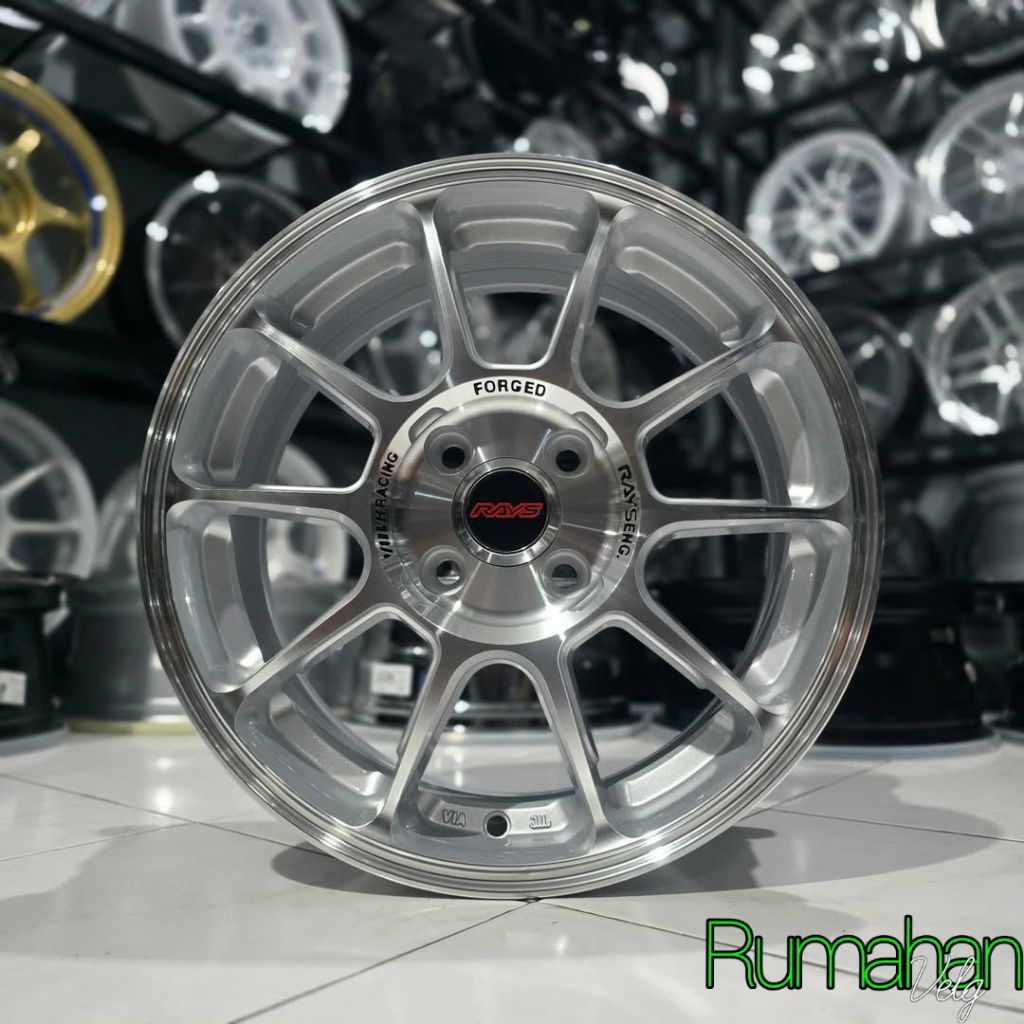 Jual velg mobil volkrays ze40 ring 15 pcd 4x100 lebar 6,5 velg racing ...