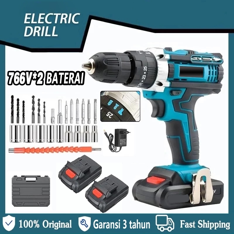 Jual 766VF Mesin Bor Cordless / Bor Baterai / Bor Listrik / Bor Listrik ...