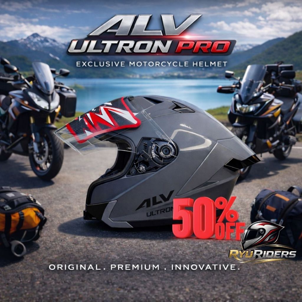 Jual HELM ALV ULTRON PRO ORIGINAL | HELM HALF FACE SNI NYAMAN & RINGAN ...