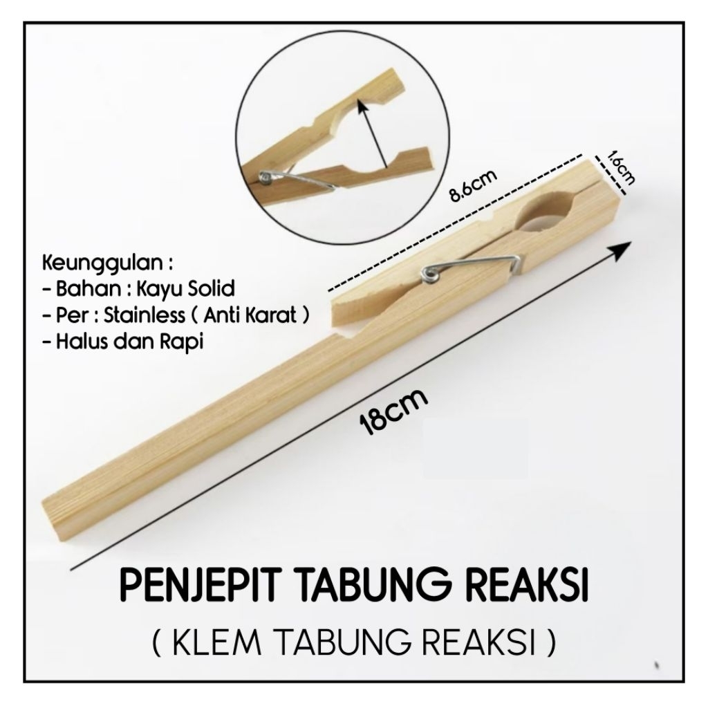 Jual PENJEPIT TABUNG REAKSI - KLEM TABUNG REAKSI ( ALAT LABORATORIUM ...