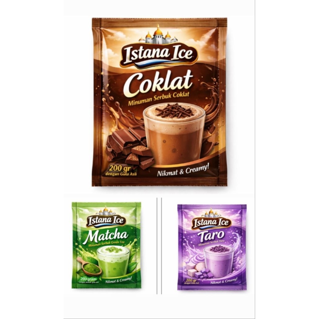 Jual Paket 3 rasa Istana ice (ice Boba) | Shopee Indonesia
