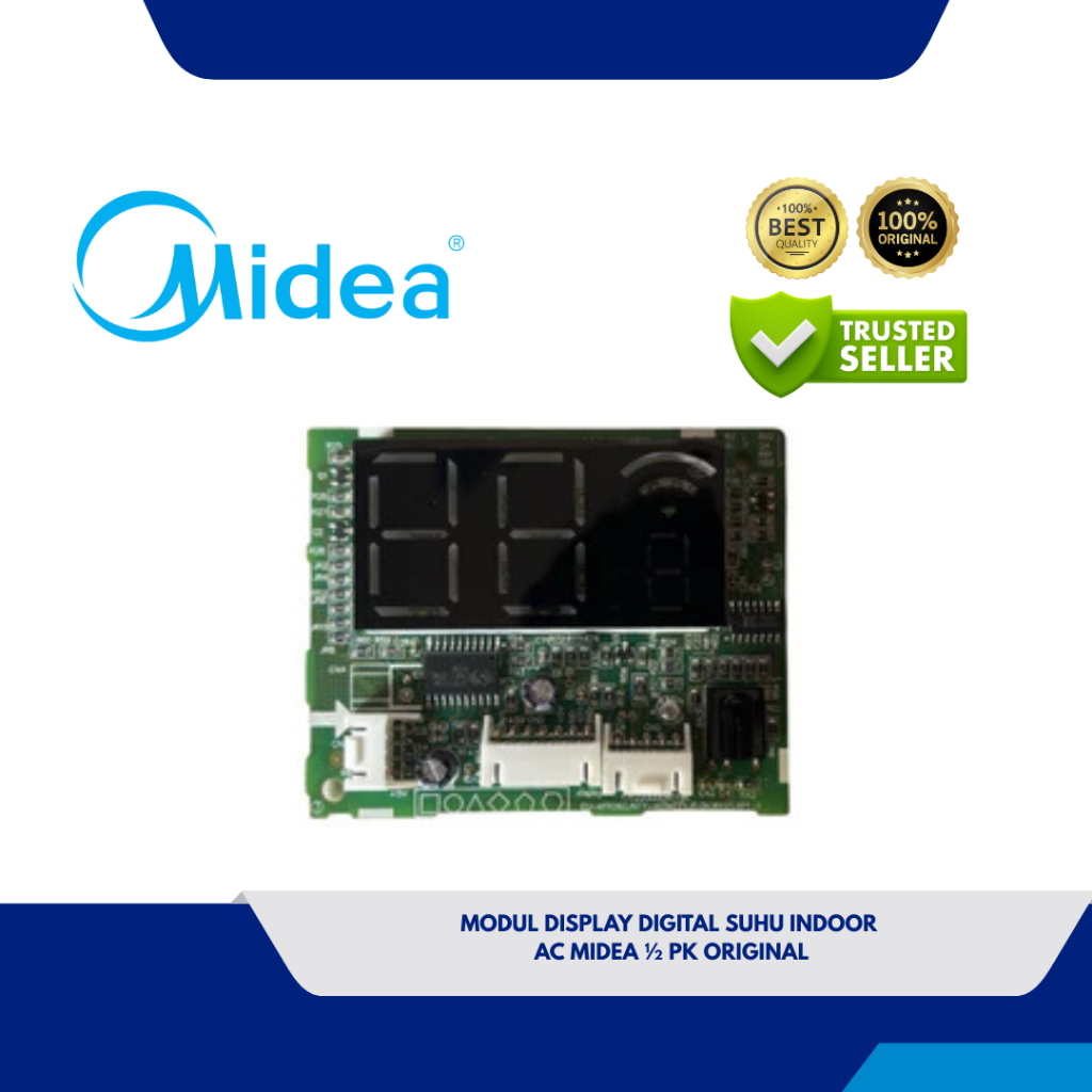 Jual MODUL DISPLAY DIGITAL SUHU INDOOR AC MIDEA 1/2PK MSAF-05CRN2 ...