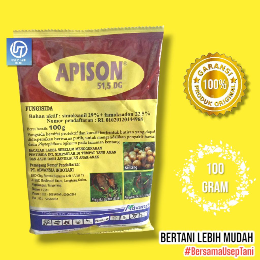 Jual APISON 51,5 DG 100GRAM ORIGINAL FUNGISIDA | Shopee Indonesia