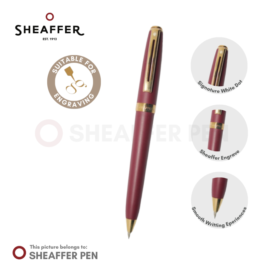 Sheaffer Prelude Füllfederhalter – Weinrote Lackierung, Feder FEIN, E0916543