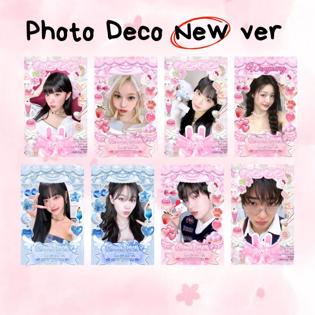 Jual Photocard Deco kpop freebies ala selkor new desain | Shopee Indonesia