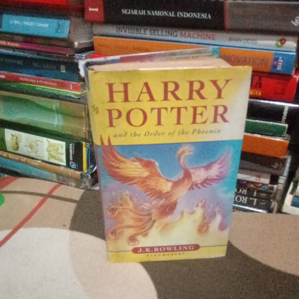 Jual NOVEL HARRY POTTER AND THE ORDER OF THE PHOENIX-J. K. ROWLING ...