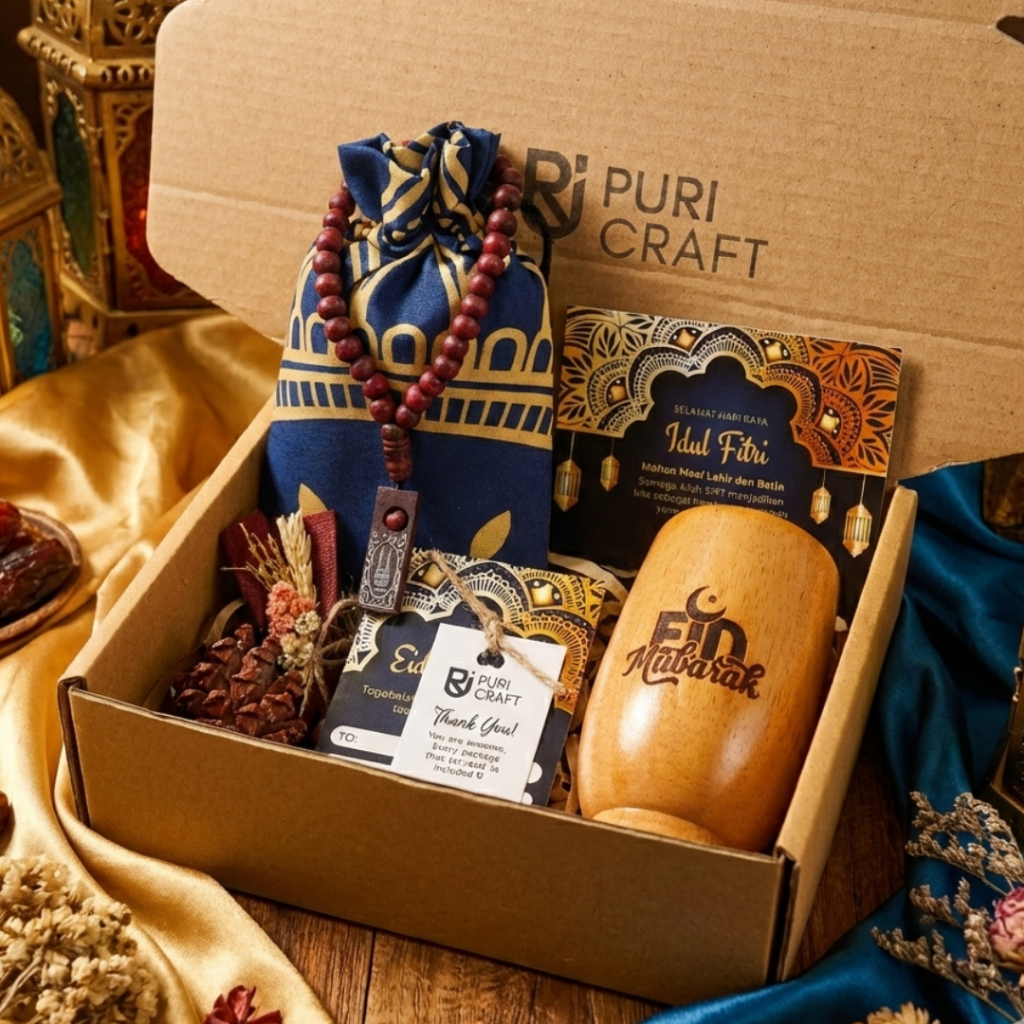 LIMAS Series / Hampers Lebaran Idul Fitri Parcel Sajadah Aesthetic Estetik Bermanfaat Al-Qur’an Awet