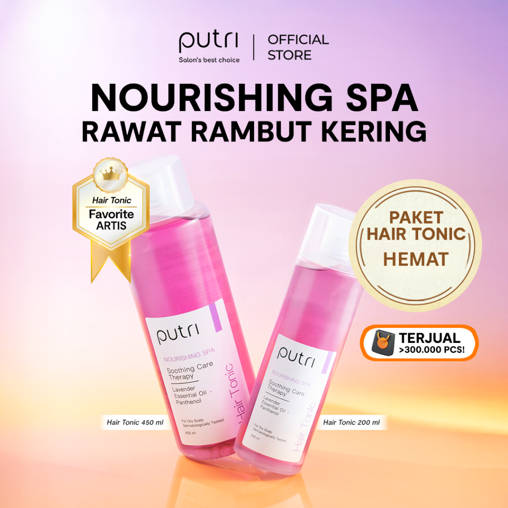 Jual HAIR TONIC RAMBUT RUSAK Putri Anti Rusak & Kering 2pcs Hair Tonic ...