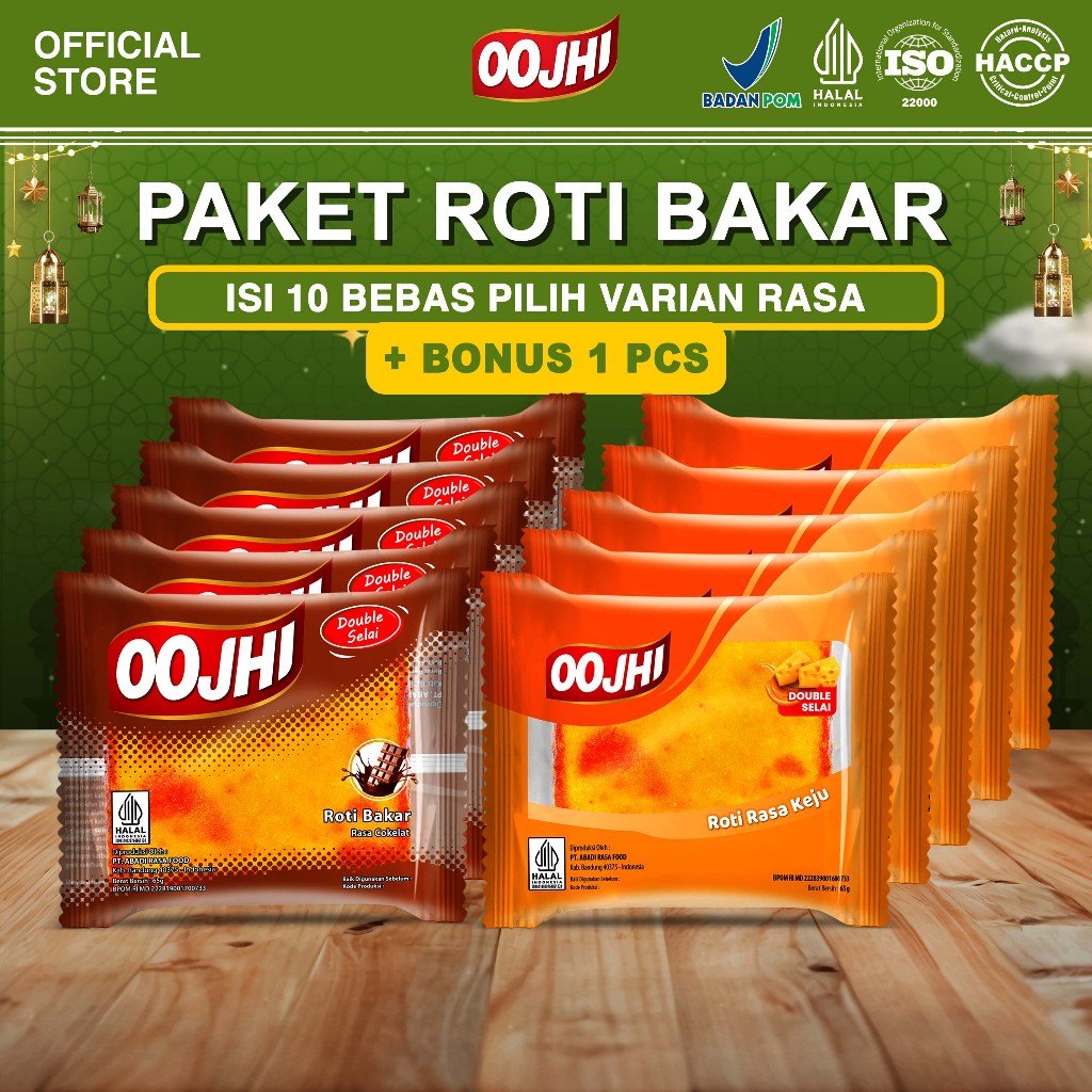 Jual [ISI 10] Paket Hemat Roti Bakar Double Selai (Cokelat & Keju) Roti ...