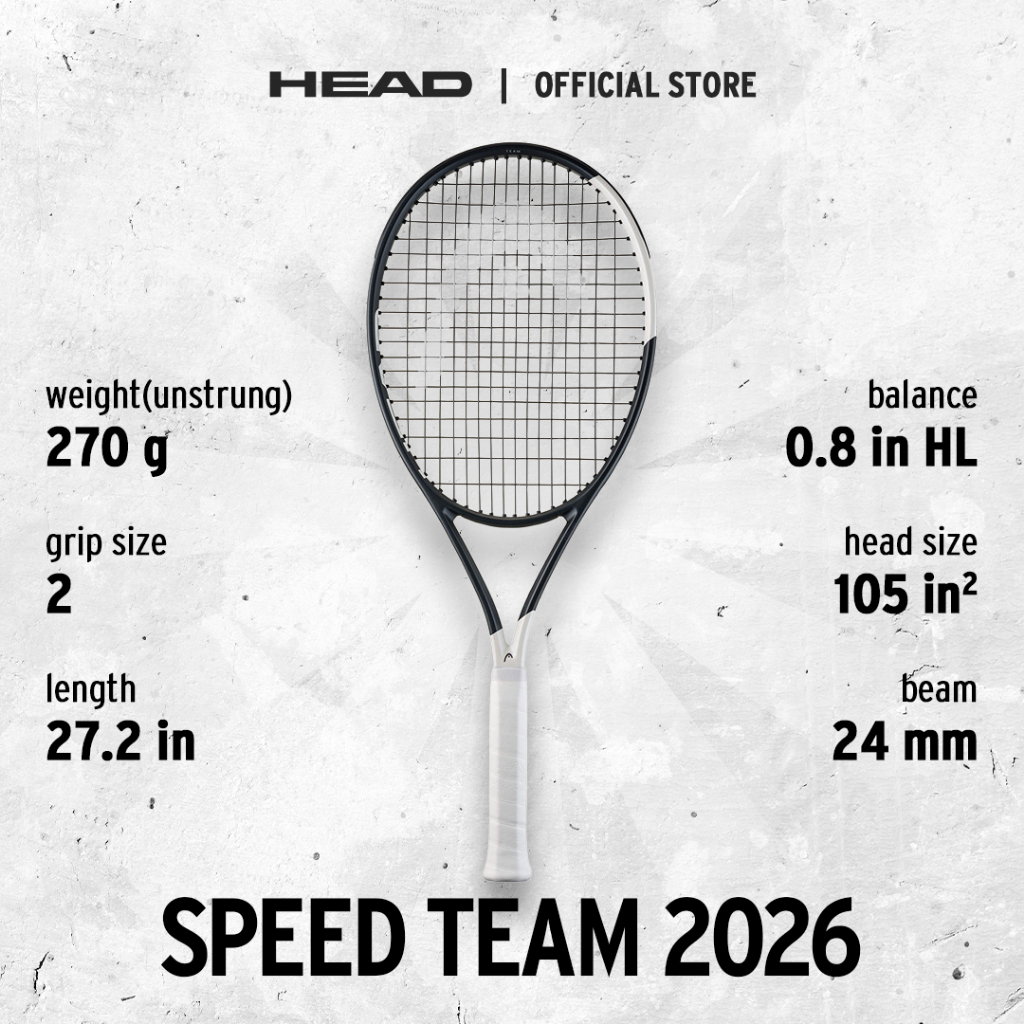 Jual HEAD Tennis Racket Speed Series 2026 - Raket Tennis Tanpa Senar ...