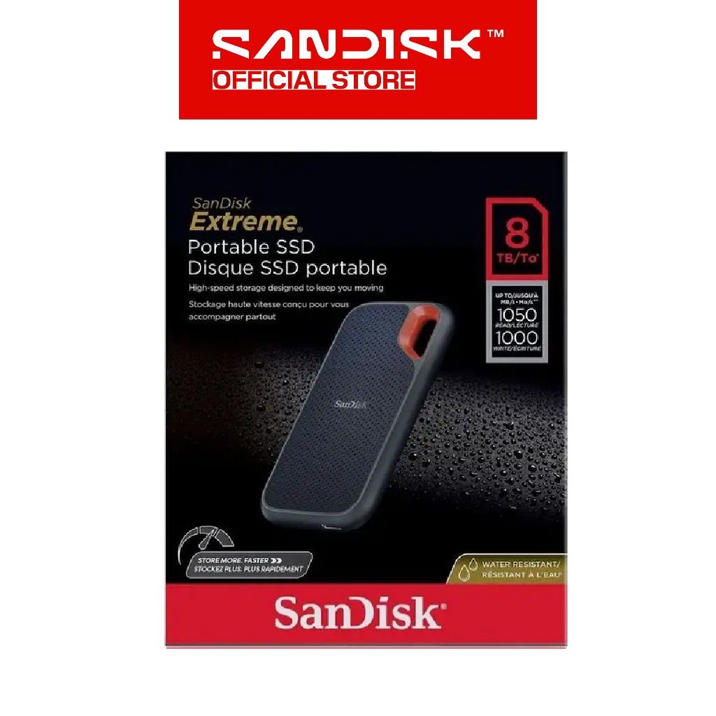 SANDISK Extreme Portable SSD E61 8TB Type-C USB 3.2 (Up to 1050MB/s) (3)