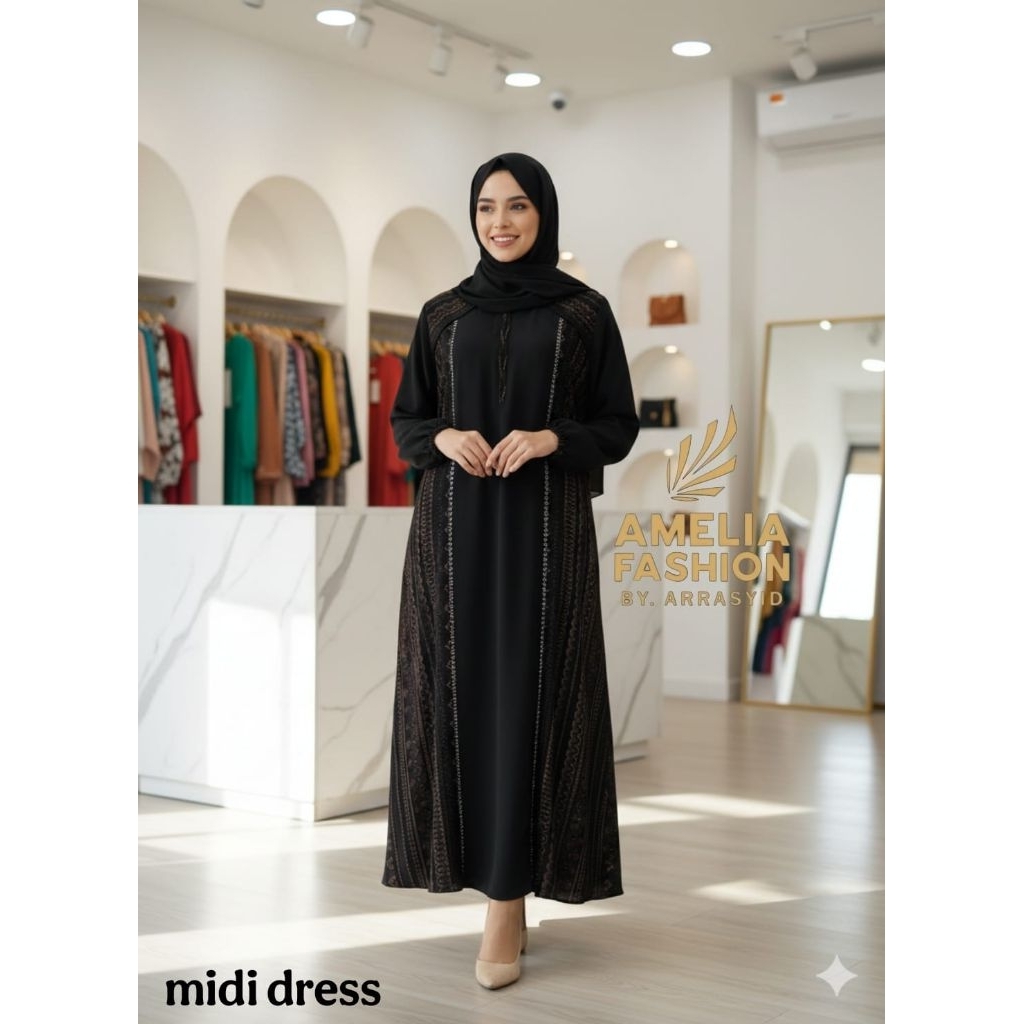 knee length dresses for ladies Women's Asymmetrical Midi Dress