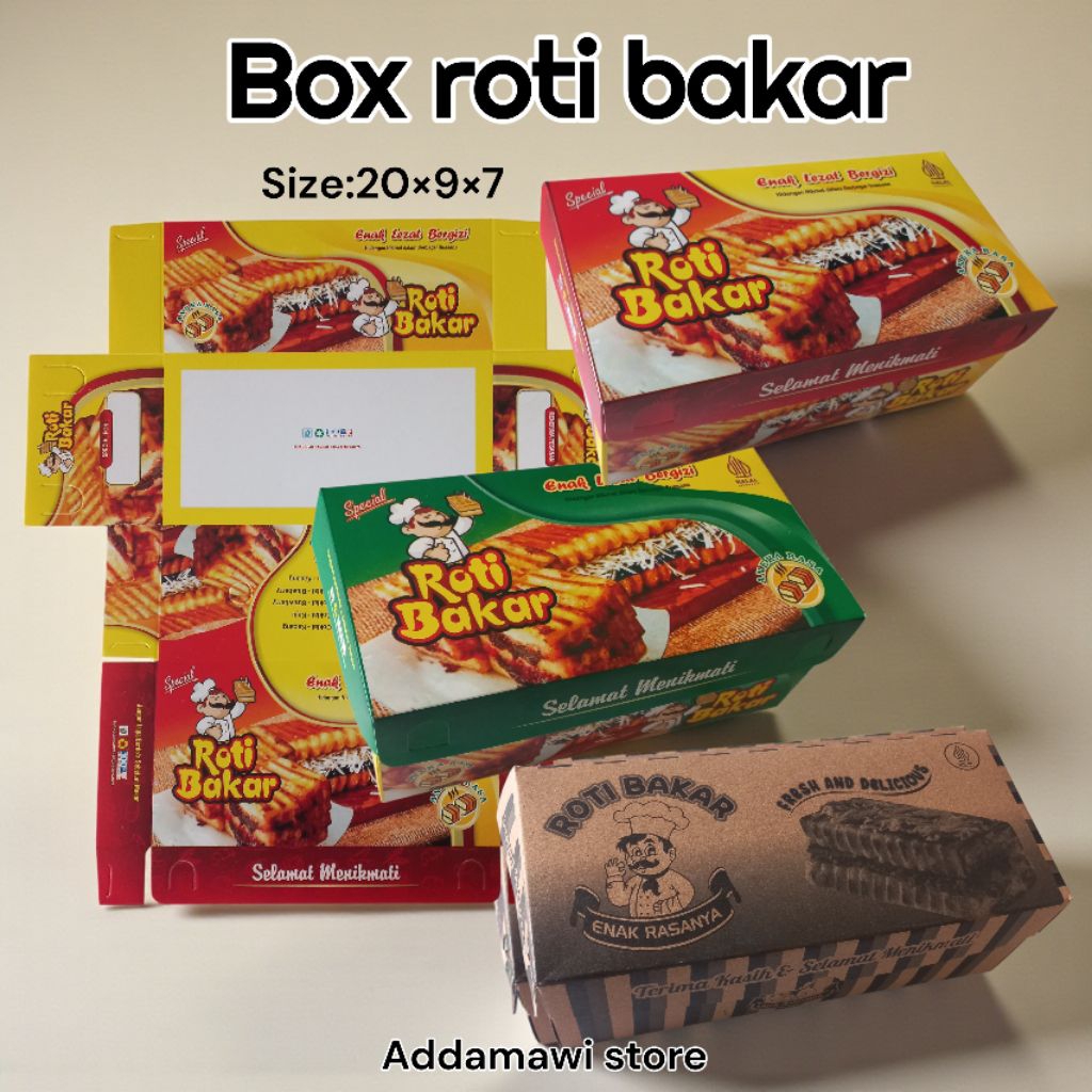 Jual kemasan roti bakar | bungkus roti bakar | box roti bakar | kotak ...