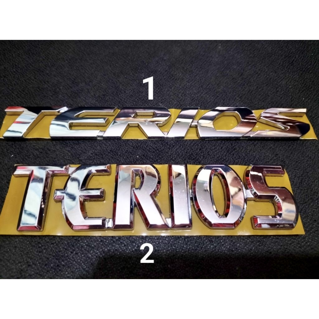 Jual emblem logo tulisan TERIOS original | Shopee Indonesia