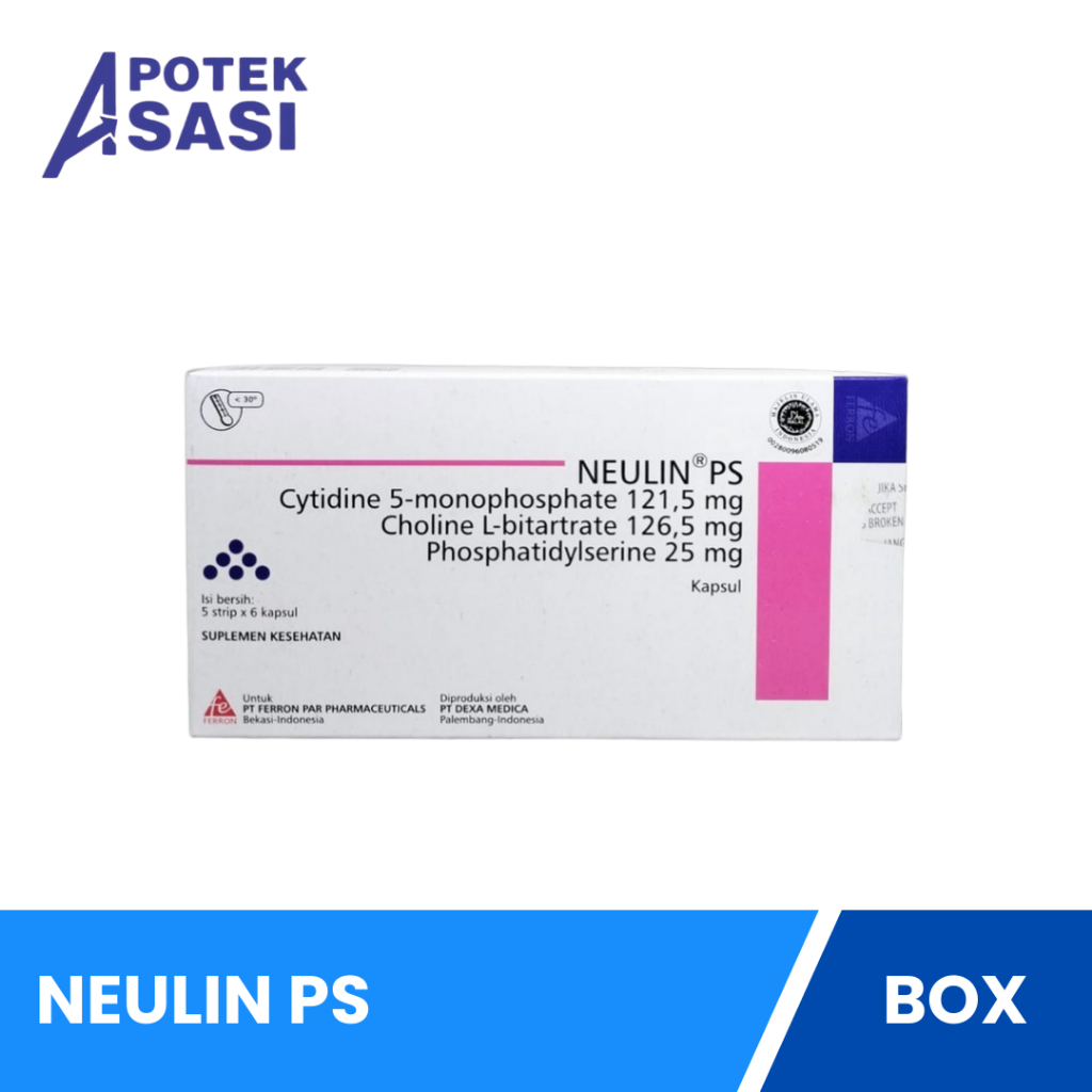 Jual Neulin PS Box Isi 30 Kapsul - Untuk Memperbaiki Daya Ingat dan ...
