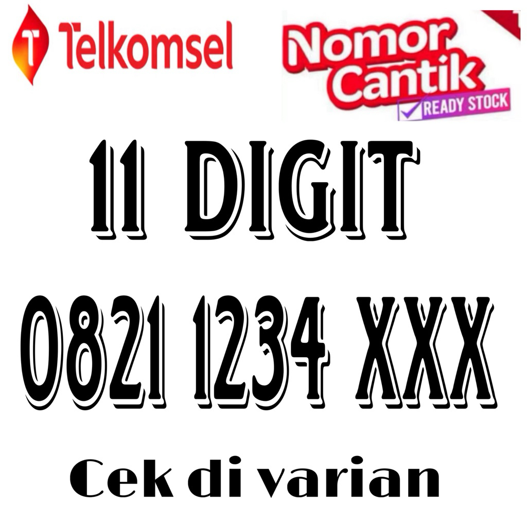 Jual Perdana simpati 11 Digit Nomor cantik jaringan 4G support 5G Pra ...