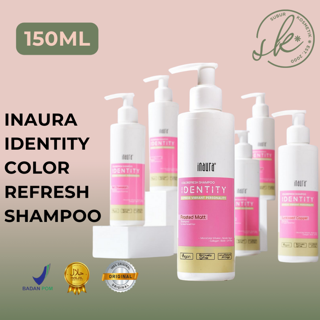 Jual Inaura - Identity ColoRefresh Shampoo 150ml — For Hair Colorant ...