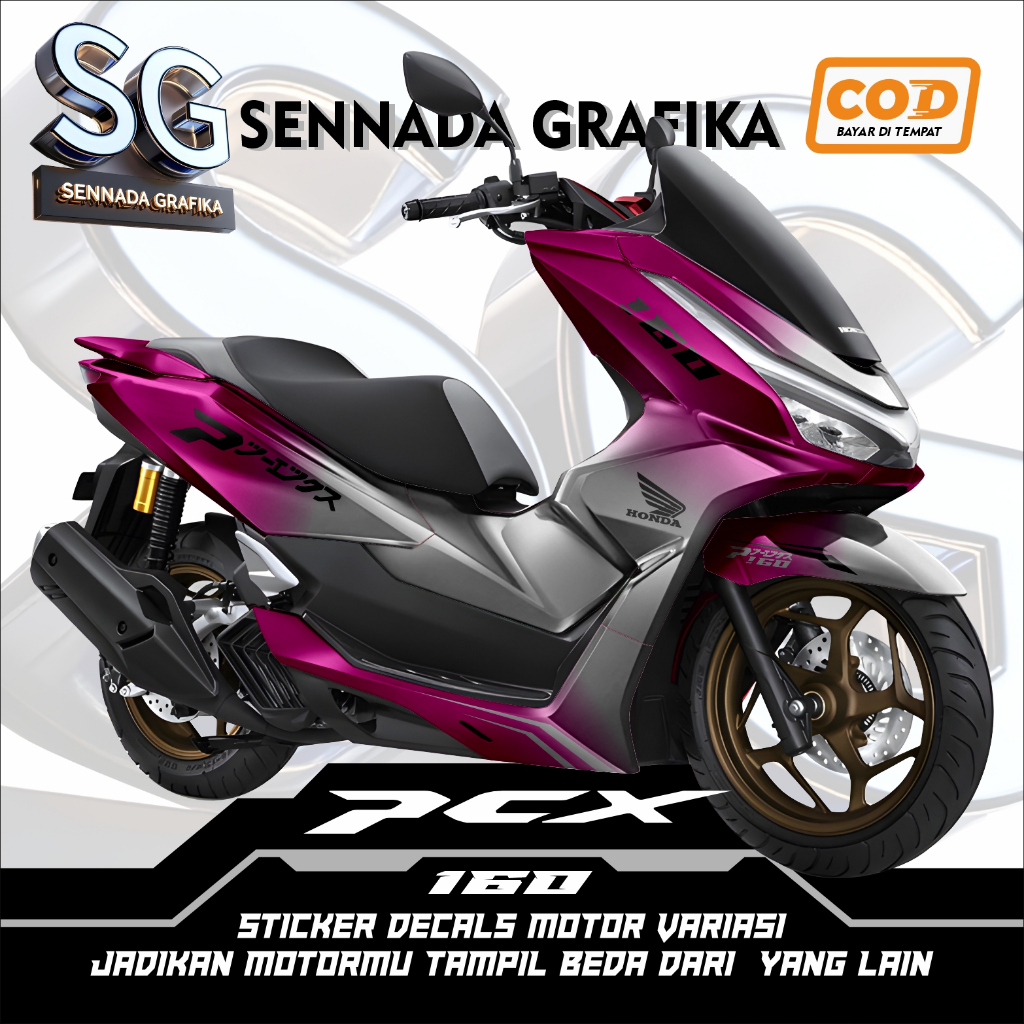 Jual Terbaru Sticker Decal Pcx 160 Full Body Honda Pcx Cbs Abs 160 ...