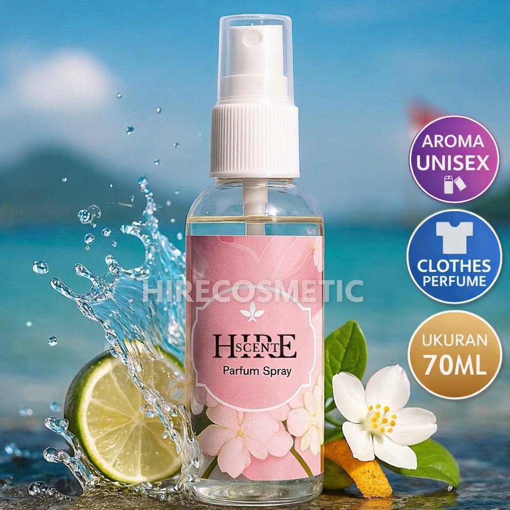 Parfum Thailand Spray 70ml Unisex ( Kemasan Ekonomis ) Travel Size
