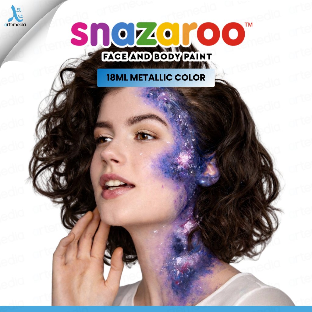 Jual Snazaroo Face Body Paint 18ml Metallic Color Makeup Cat Muka dan ...