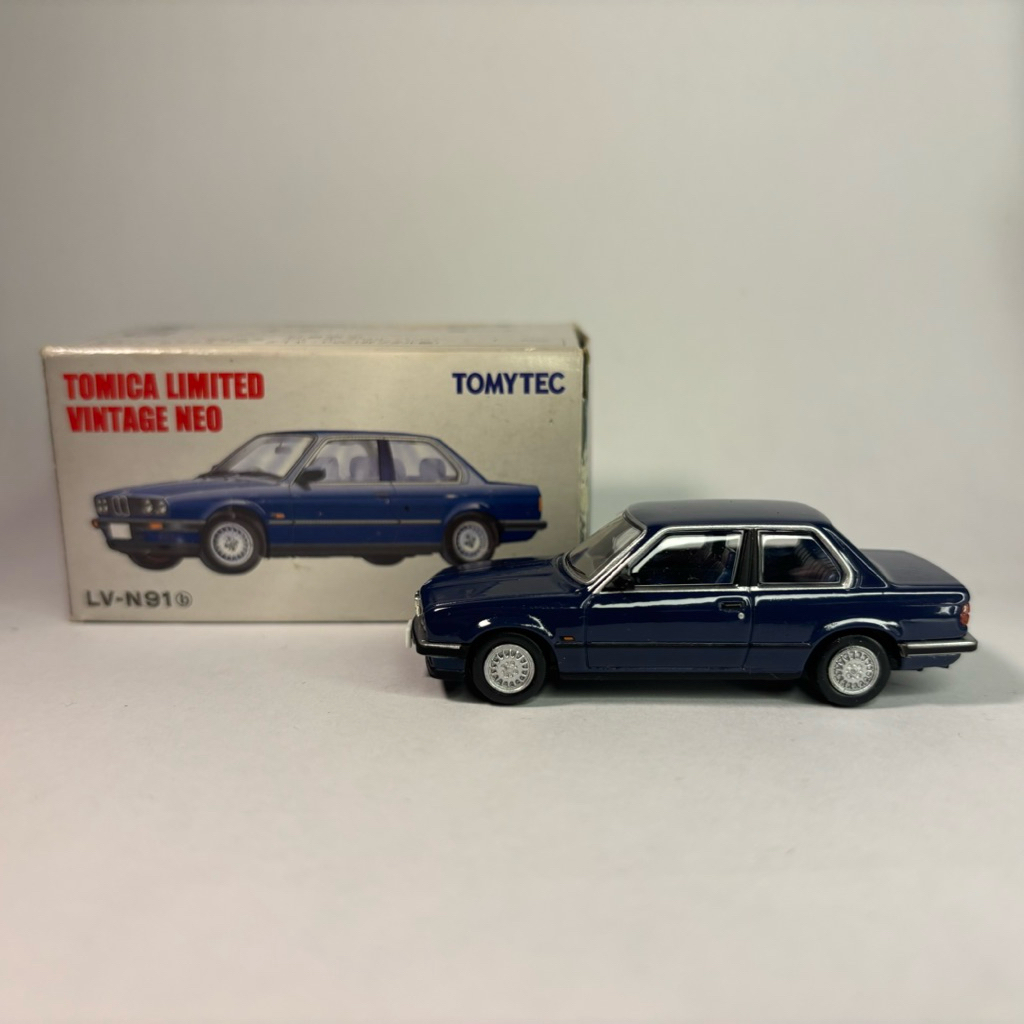 Jual Tomica Limited Vintage Neo TLVN BMW 318i 2 Pintu Biru Navy