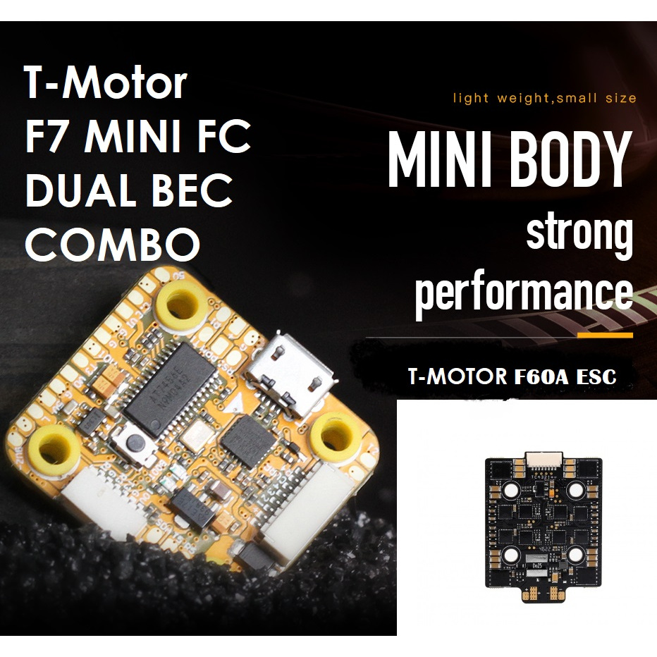 Jual T-Motor F7 Mini Dual BEC combo with F60A Mini ESC | Shopee Indonesia