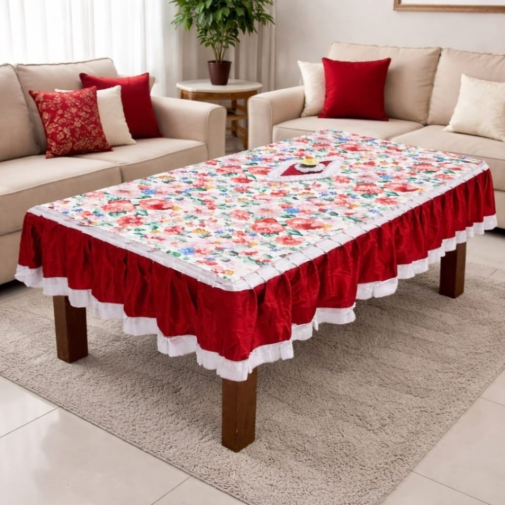 Jual Taplak Rumbai Meja Tamu Model Persegi, Oval, Bundar, Ukuran ...