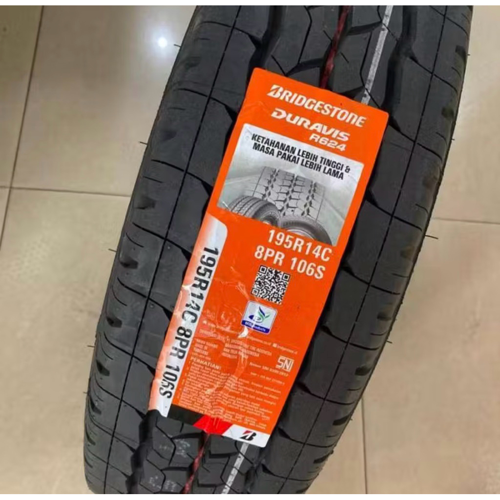Jual Bridgestone Duravis R624 195 R14 8PR ban mobil mutan l300 grand ...