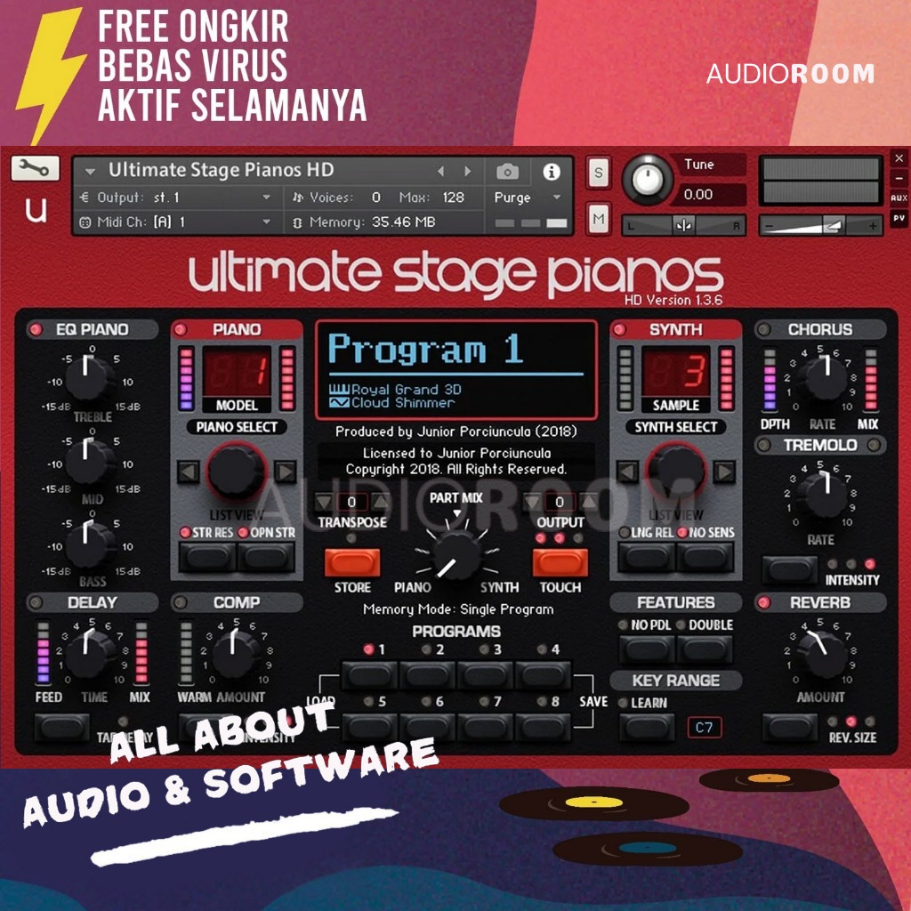 Nord Stage - Ultimate Stage Pianos | Kontakt Library + Kontakt 8 (Full Version)