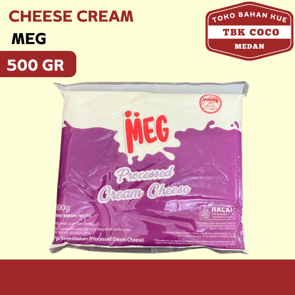 Jual Meg Cheese Cream Keju Krim Proses (500gr) | Shopee Indonesia